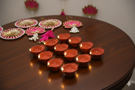 LED Light Water Sensor Diyas Plastic with, Ambient Lights, (Pack of 12/18/24)